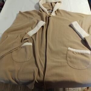 Le Moda Women's One-Size Cape Camel Poncho Cottagecore Lagenlook Boho Chic Cozy